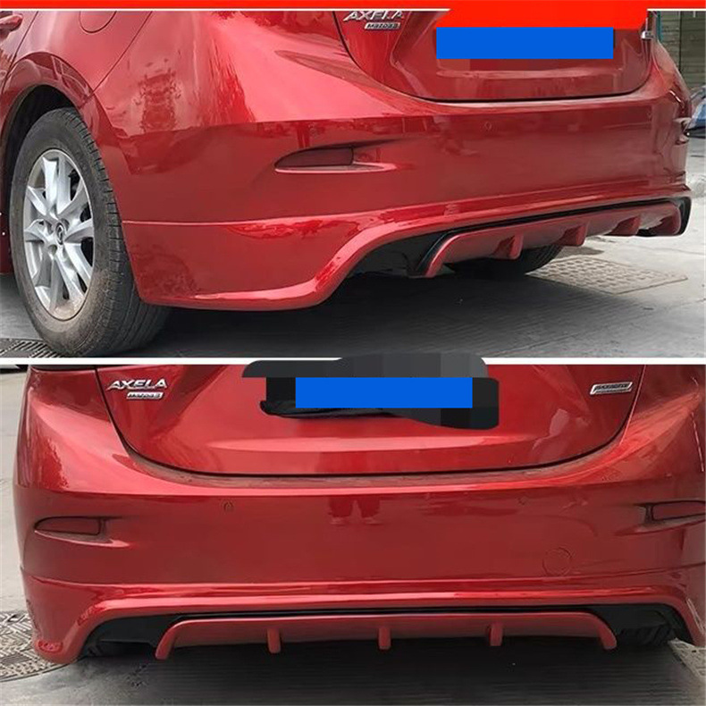 Suitable for 14-18 Mazda 3 Axela Body Kit Modification Parts, Including Front Spoiler, Side Skirts, and Rear Lip, Wholesale