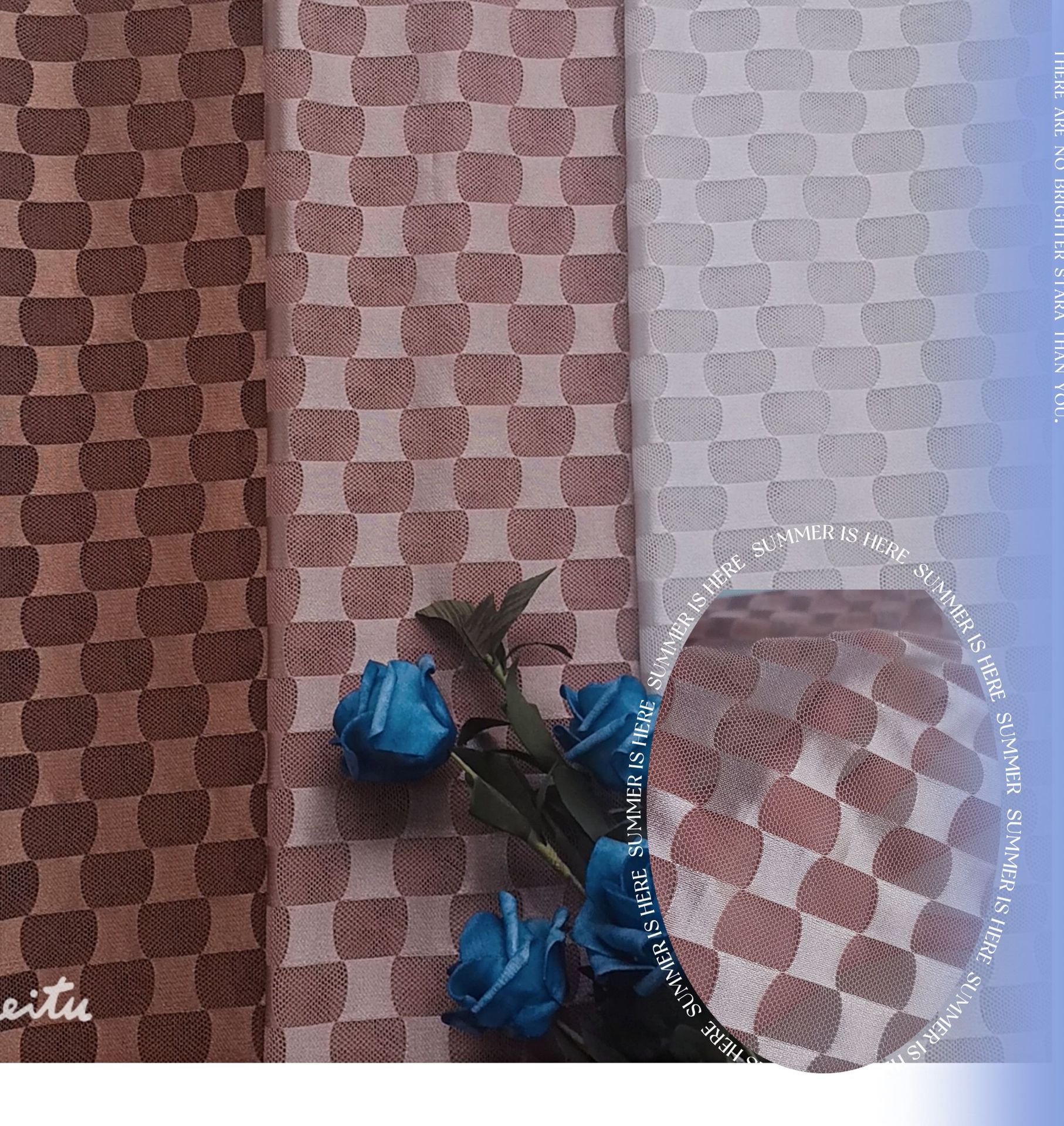 现货供应~热卖款秋冬季好品质锦氨弹力密实提花网布 打底衫等面料