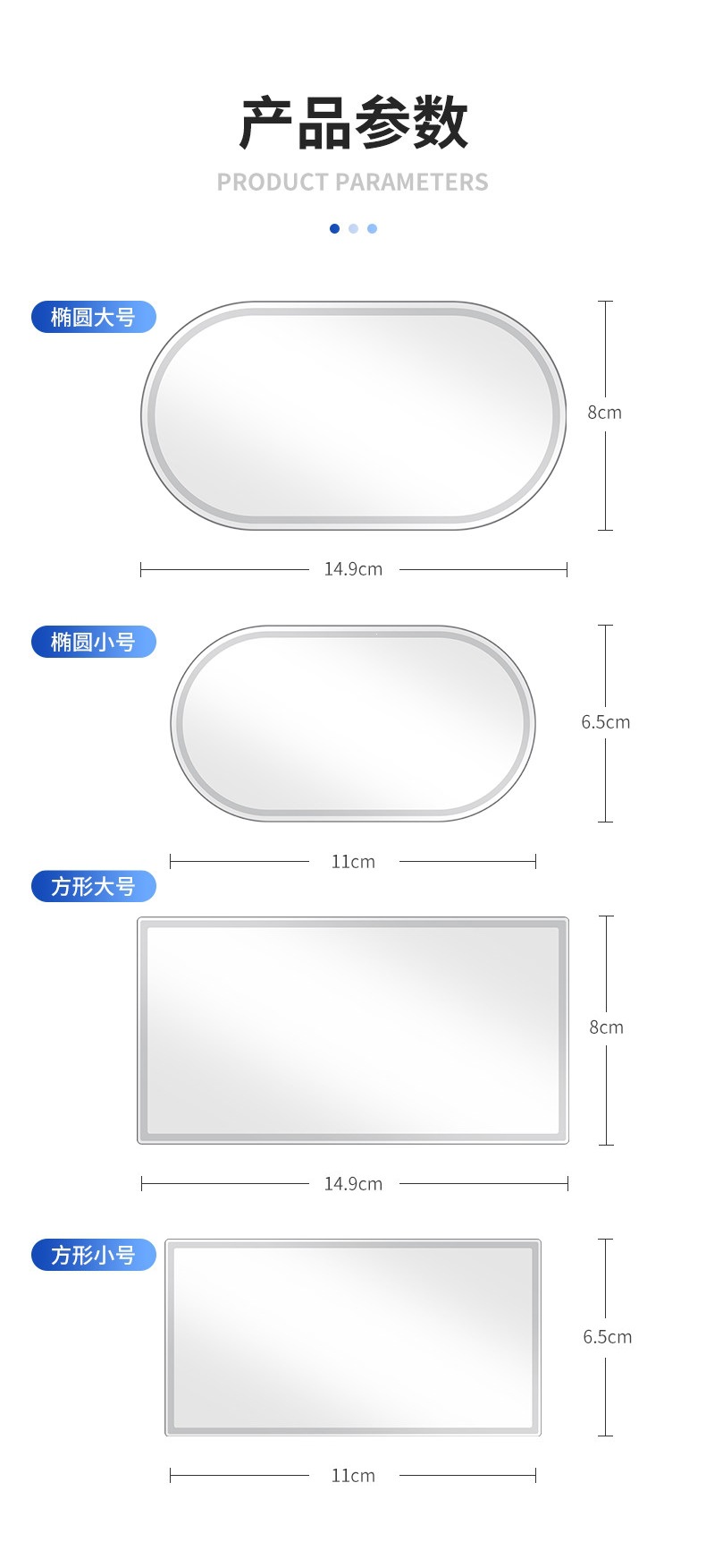 Suitable for Toyota Vios FS, Yaris, and other cars, this is an interior accessory that can be installed on the passenger-side sun visor as a makeup mirror