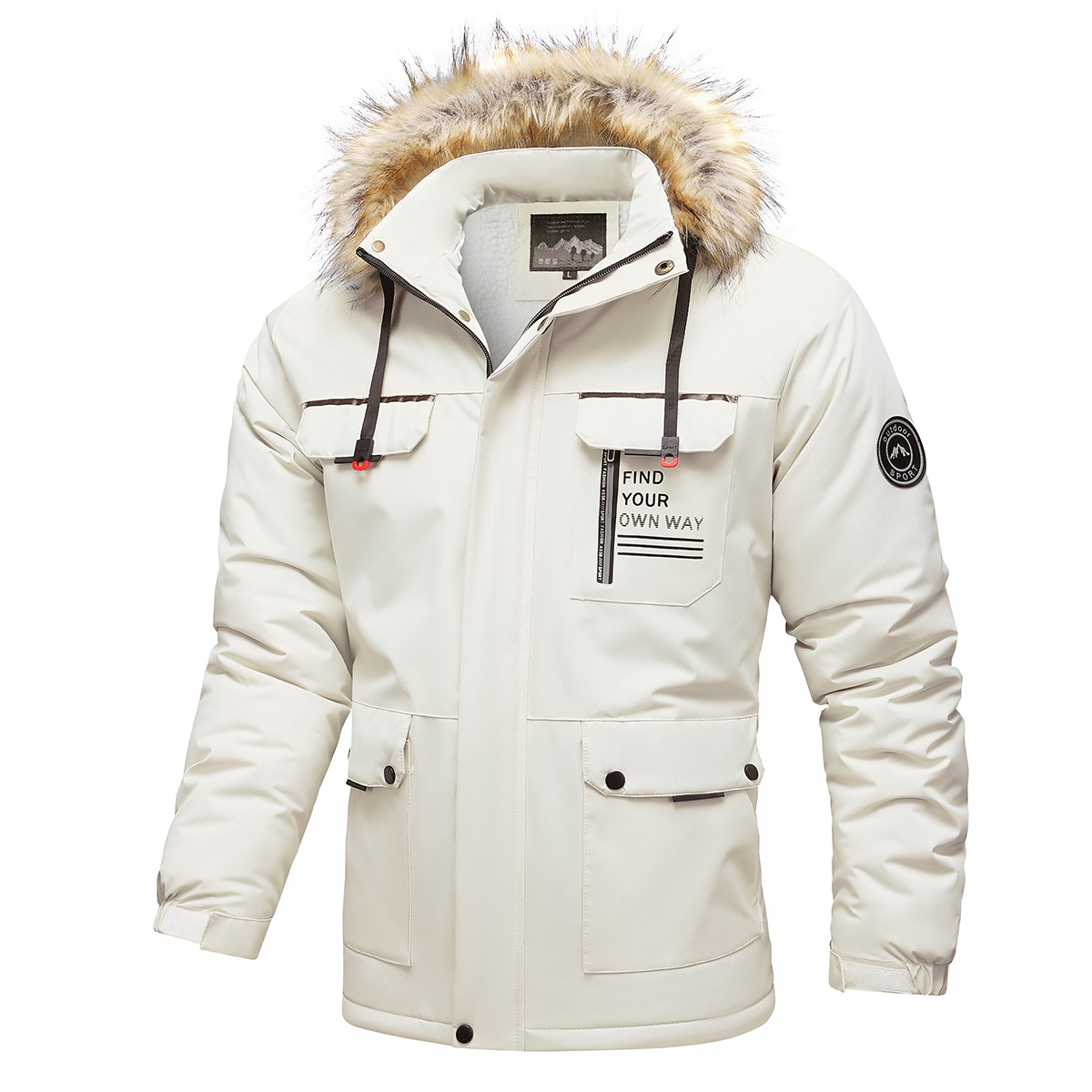 Casual transfronterizo chaqueta