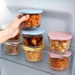 食品グレードのピクルス冷蔵庫特殊ガラス鮮度保持収納ボックスピクルス保存小さな瓶ピクルス小ボウル密封瓶