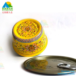 955铁碗罐 海胆罐头 拉伸罐 冲压罐 两片罐 圆形食品罐 牛肉酱罐