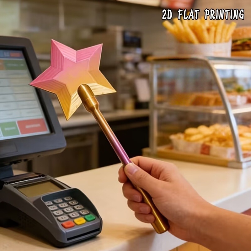 Wizard's Magic Credit Card Payment Wand Wand Tap to Pay 3D Printed Touch Star Payment Wand Wizard's Magic Credit Card Payment Wand Wand Tap to Pay 3D Printed Touch Star Payment Wand