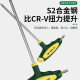 Shengda tool T-type hexagonal plum Wrench Double-headed two-color plastic handle hexagonal wrench grip 7 crutch S2
