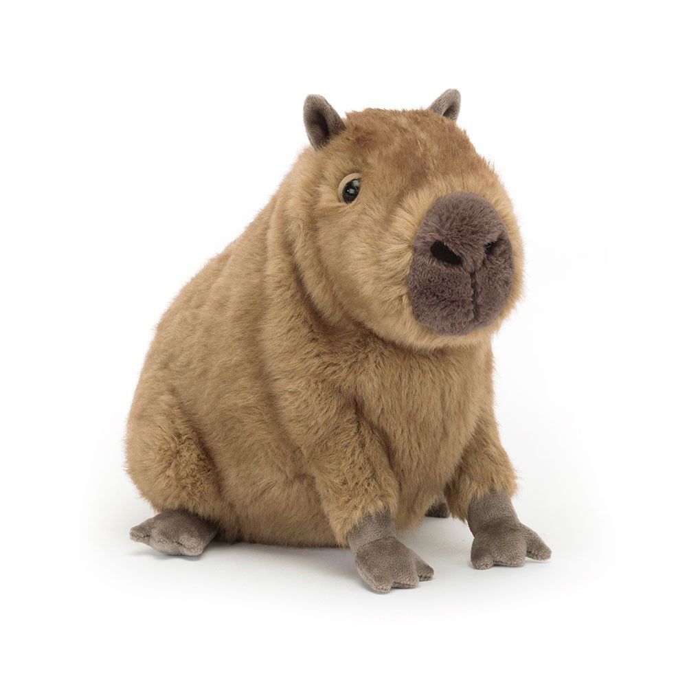Clyde Capivara 22cm / Modelo completo com três padrões (siga a coleção para receber um saco de pó)