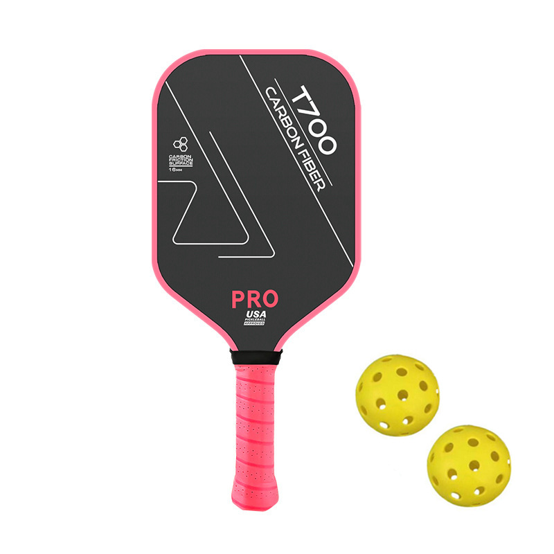 Pickleball Paddle Same Model T700 Carbon Fiber Fabric Texture Matte Pickleball Paddle