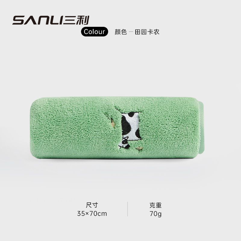 Sanli toallas domésticas toallas de dibujos animados toallas de coral toallas de peluche toallas faciales para adultos toallas faciales para bebés toallas faciales parejas