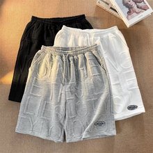 夏季薄款运动卫裤男士短裤潮流韩版休闲宽松大码五分裤外穿大裤衩