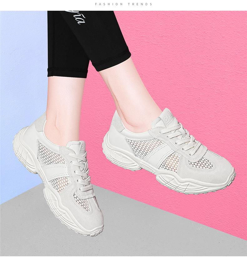 Giày thể thao nữ lưới thoáng khí cut-out mới 2025 — JST 7115 trái cây xanh, JST 7189 màu vàng, JST 7184m màu, JST 7216m màu chi tiết 11