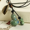 Ceramics, ethnic accessory, sweater, long necklace, pendant for adults for elementary school students, ethnic style