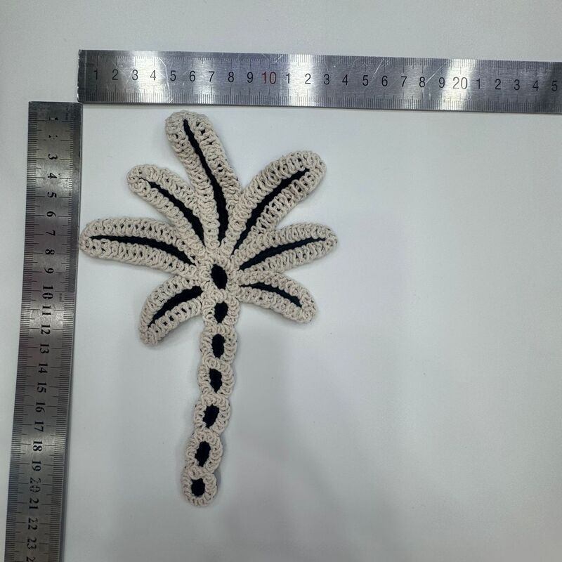 厂家批发 刺绣花边服装辅料DIY布贴机织仿手钩粗棉服饰服装辅料|undefined