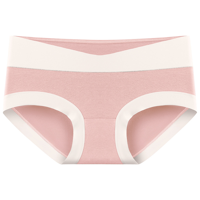 Ropa interior de maternidad de algodón puro, temprano, medio y tardío, soporte de abdomen de algodón puro posparto, entrepierna antibacteriana de algodón puro, ropa interior de maternidad refrescante