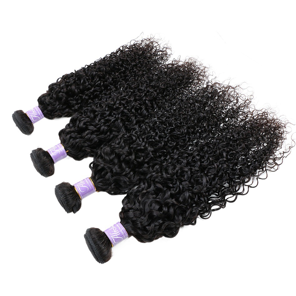 8A cabello humano pelo real rizado cortina de pelo rizado Xuchang peluca burbuja color de pelo presionando