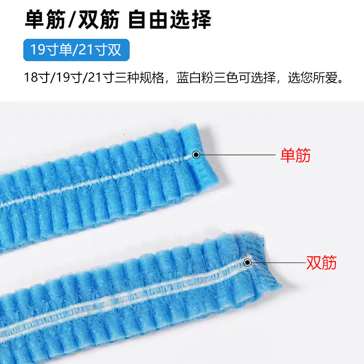 メーカー卸売不織布使い捨て帽子ダストキャップ白いヘッドカバーキッチンキャップ食品の髪落ち防止|undefined