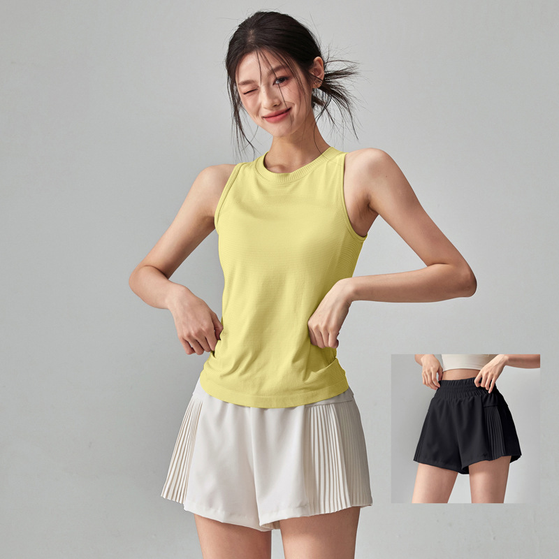 女性用ヨガウェア、新しい万能夏用速乾Tシャツショーツ2点セット、ランニングスポーツピラティスフィットネススーツ|undefined