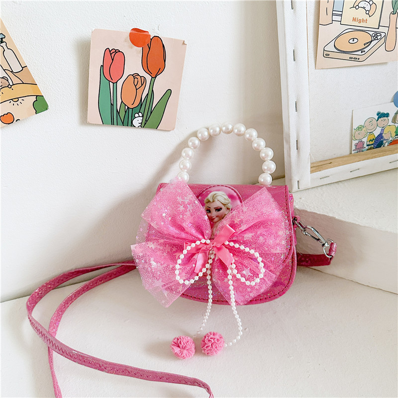 Bolsos infantiles, niñas, bolsos de mano de la princesa Aicha, flash de moda, bolsos de cinturón de cuentas