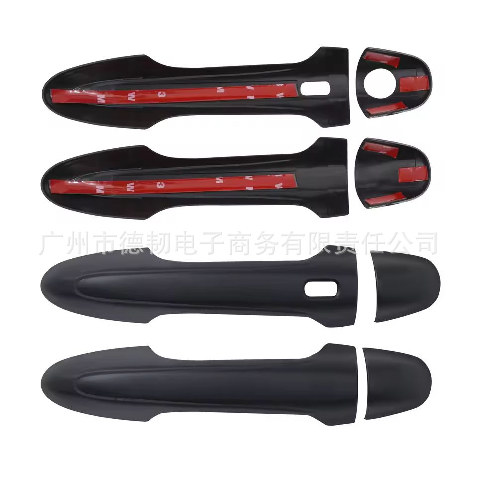 Suitable for 16-20 Toyota Hilux Black Handle Stickers Hilux Revo Door Handle Decoration