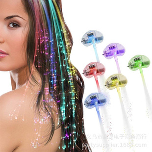 Factory Direct Colorful Butterfly Luminous Braids Flash Braids New Luminous Wigs Headwear Prom Festival Supplies