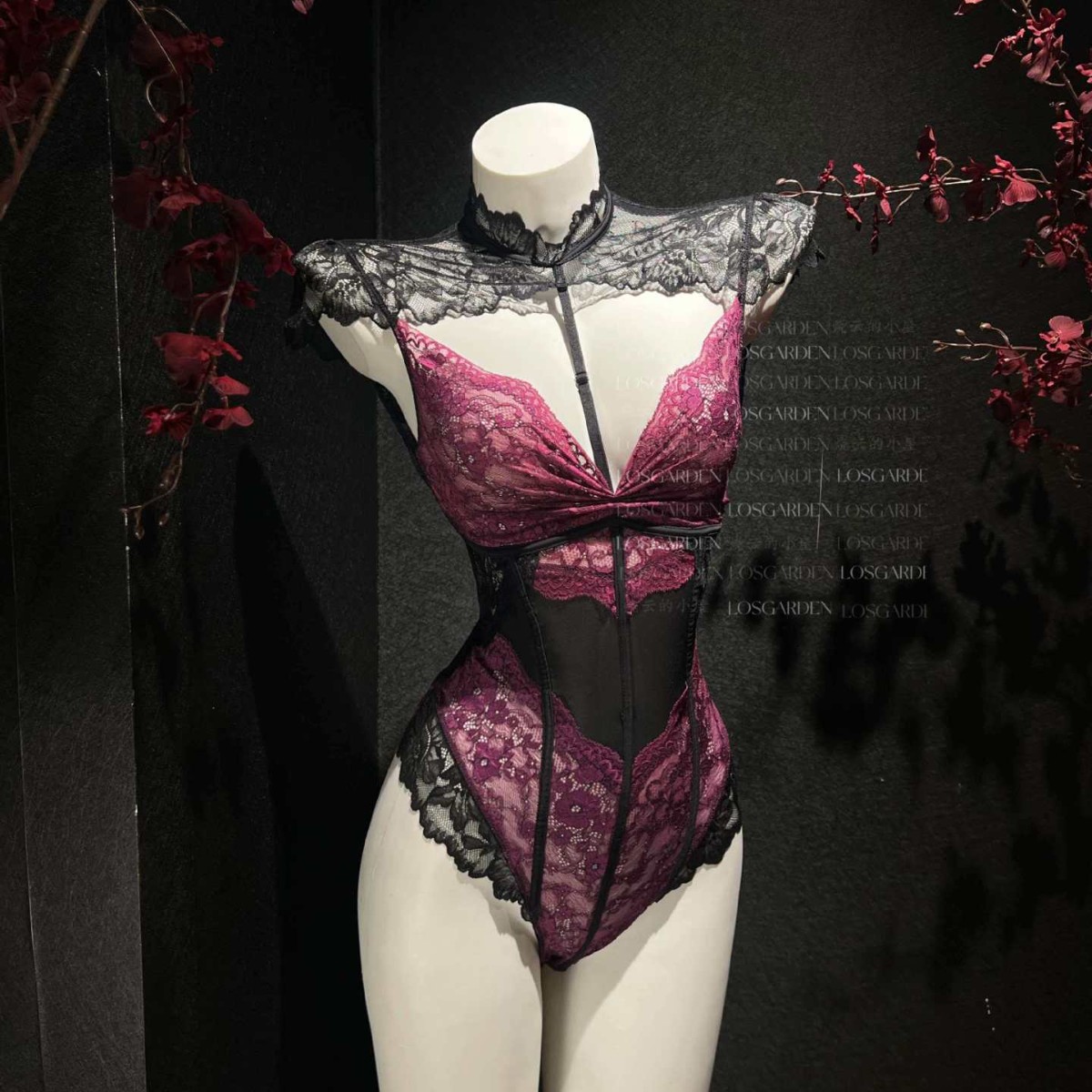 Big Girl Style Sexy Lingerie [Oriental Allure] Pure Desire Bodysuit Cross-Border Foreign Trade Factory Direct Supply Uniform Set for Women