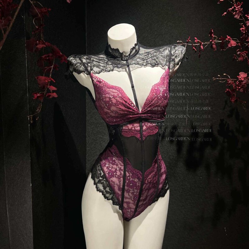 Big Girl Style Sexy Lingerie [Oriental Allure] Pure Desire Bodysuit Cross-Border Foreign Trade Factory Direct Supply Uniform Set for Women