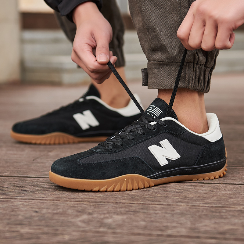 Langxin Bailunwei Navy Blue Training Shoes Women's 2025 Autumn New Racing Shoes Casual Sports Forrest Gump Shoes