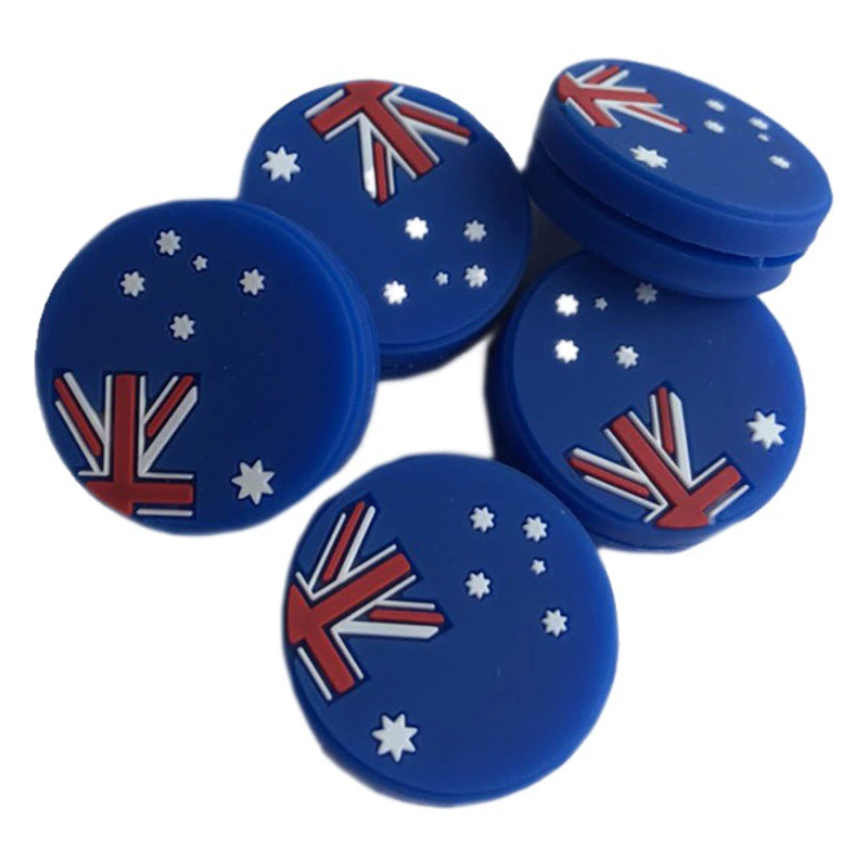 Трансграничный в наличии флаг элемент Теннисная ракетка Амортизатор силиконовый Теннисная ракетка Амортизатор Испания Южная Корея Германия