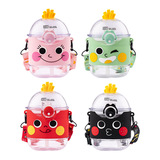 Мультяшные детские портативные креативные пластиковые летние подтяжки со стаканом, стакан