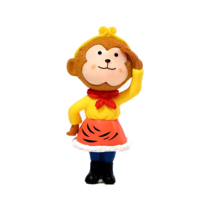 Journey to the West, una combinación de cinco maestros y aprendices, pequeños adornos de paisaje microscópico que son resistentes a las caídas y no se desvanece.