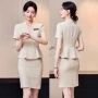 ol夏季女短袖气质工作服
