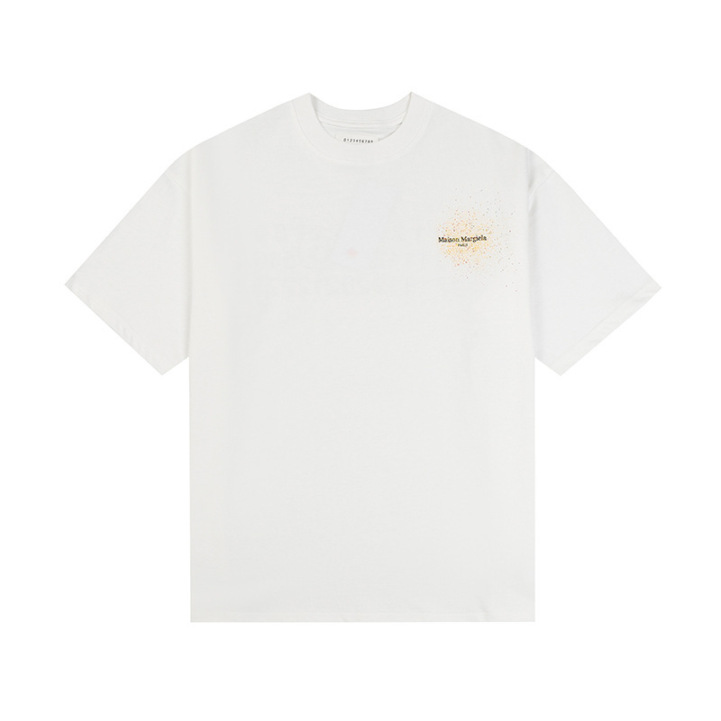 Mm6マギラtシャツ2023夏新作男女カップル服アラビア数字プリント半袖|undefined