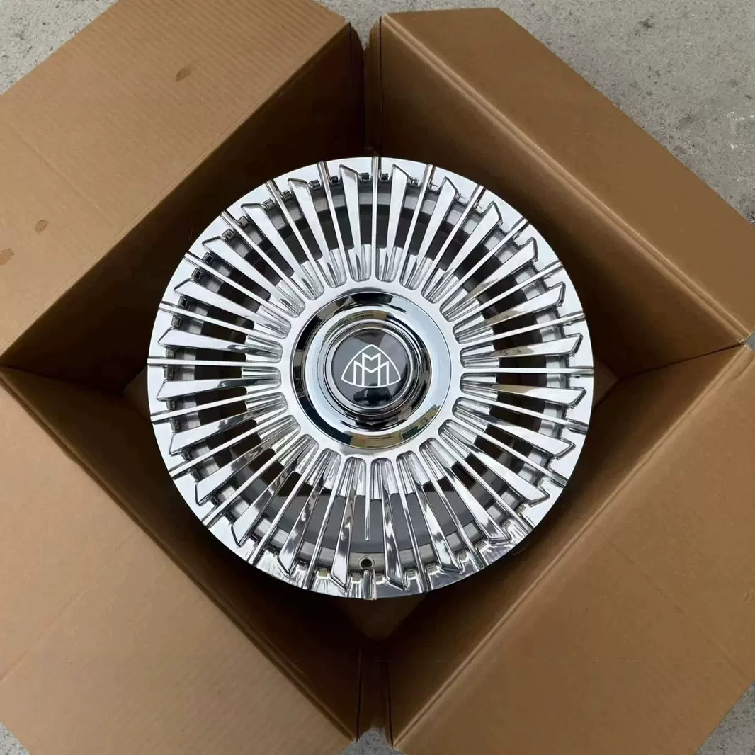 适用奔驰迈巴赫171819寸锻造轮毂改装E260GLC S450 GLE 威霆V260