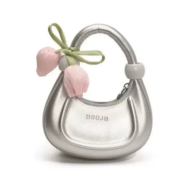Children's stylish handbag, new fashion floral design, stylish shoulder bag for little girls, versatile travel crossbody bag