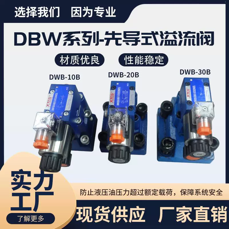 高压先导式电磁溢流阀DBW10/20/30B150电磁阀 板式调压阀
