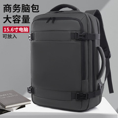 通勤大容量メンズバックパックファッショナブルなビジネストラベルバックパック多機能拡張可能なメンズコンピュータバッグ