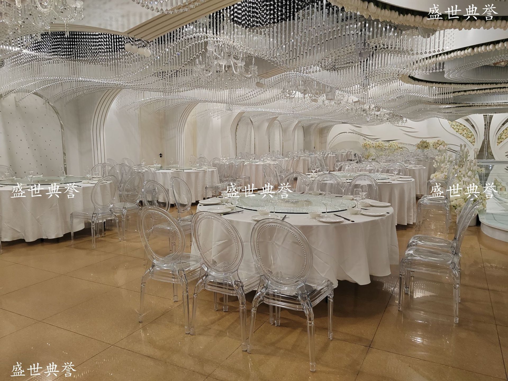Hangzhou foreign trade wholesale acrylic bamboo joint chairs, outdoor wedding transparent chairs, hotel banquet hall wedding banquet princess chairs pic 5