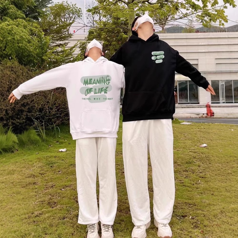 화이트 스웨트 셔츠 여성의 가을과 겨울 새로운 한국식 오버 사이즈 게으른 리틀 홍콩 스타일 칙 탑 후드 재킷