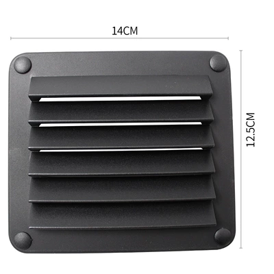 Marine Ventilation Vents, Exterior Walls, Avtomobil ehtiyat hissələri - black-square-vent