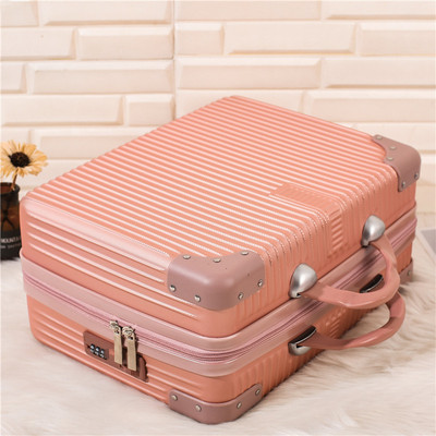 定制logo14寸手提箱小型行李箱16寸化妆箱迷你化妆包礼品厂家批发