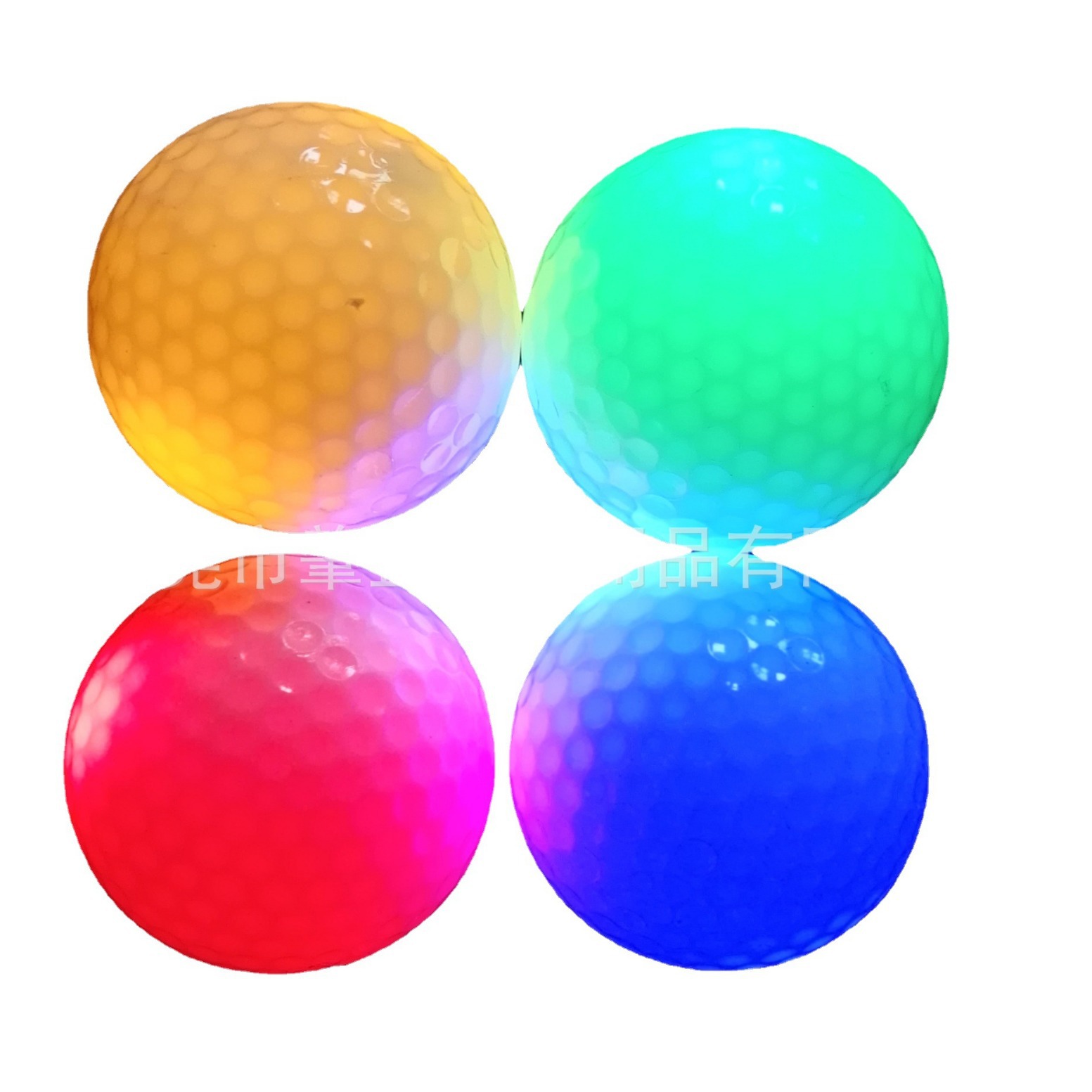 Golf LED bola luminosa bola intermitente práctica bola imprimible LOGOTIPO Golf Club de noche Especial