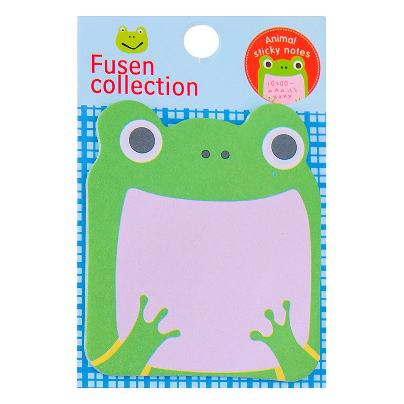 Lindo animal pegajoso Nota de dibujos animados N-Times pegatinas creativo especial en forma de nota de estudiante de papel nota especial en forma de mensaje pegatinas