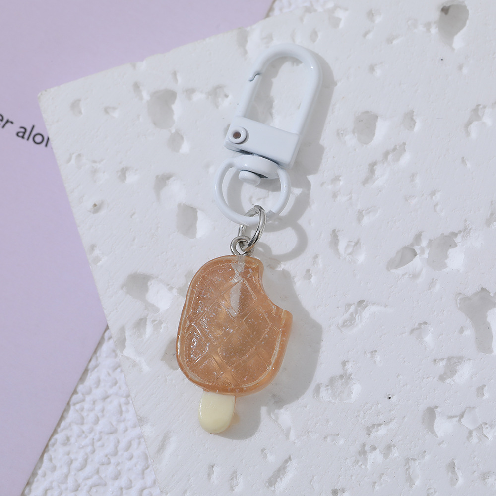 Original Popsicle helado colgante chica de dibujos animados corazón estudiante mochila adornos novias regalo ins colgante al por mayor