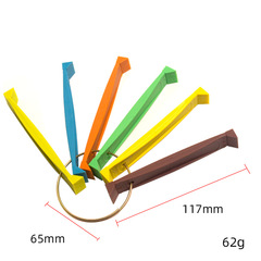 Hair comb + metal fin comb + brown bristle brush * 2 air conditioner fin combing tool condenser cleaning brush dust removal