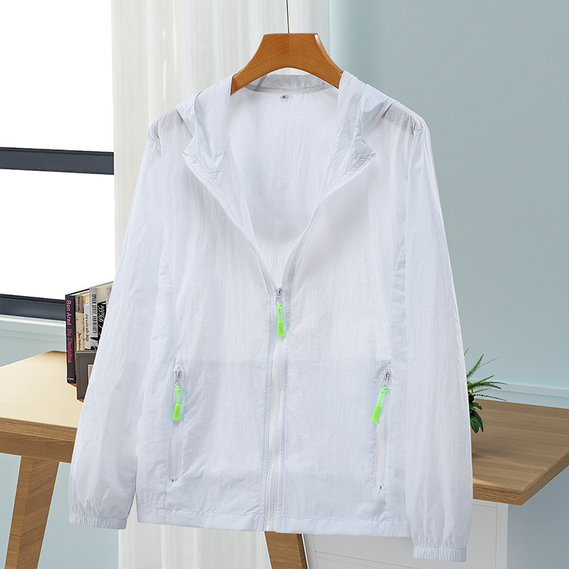 Verano seda de hielo ropa de protección solar para mujeres tamaño grande al aire libre madre anti-UV abrigo corto transpirable delgado ropa de protección solar