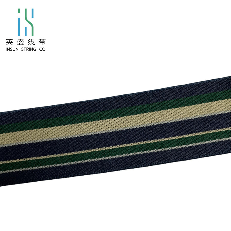 Striped Elastic Band Sports Elastic Ribbon Underwear Waist Headband Garment Accessories Rubber Waist Fitness Pants Elastic Band