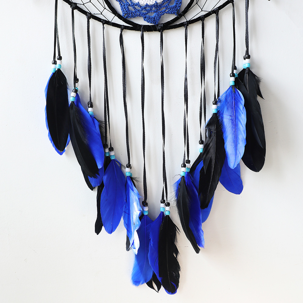 Pastoral Devil's Eye Feather Pendant display picture 2