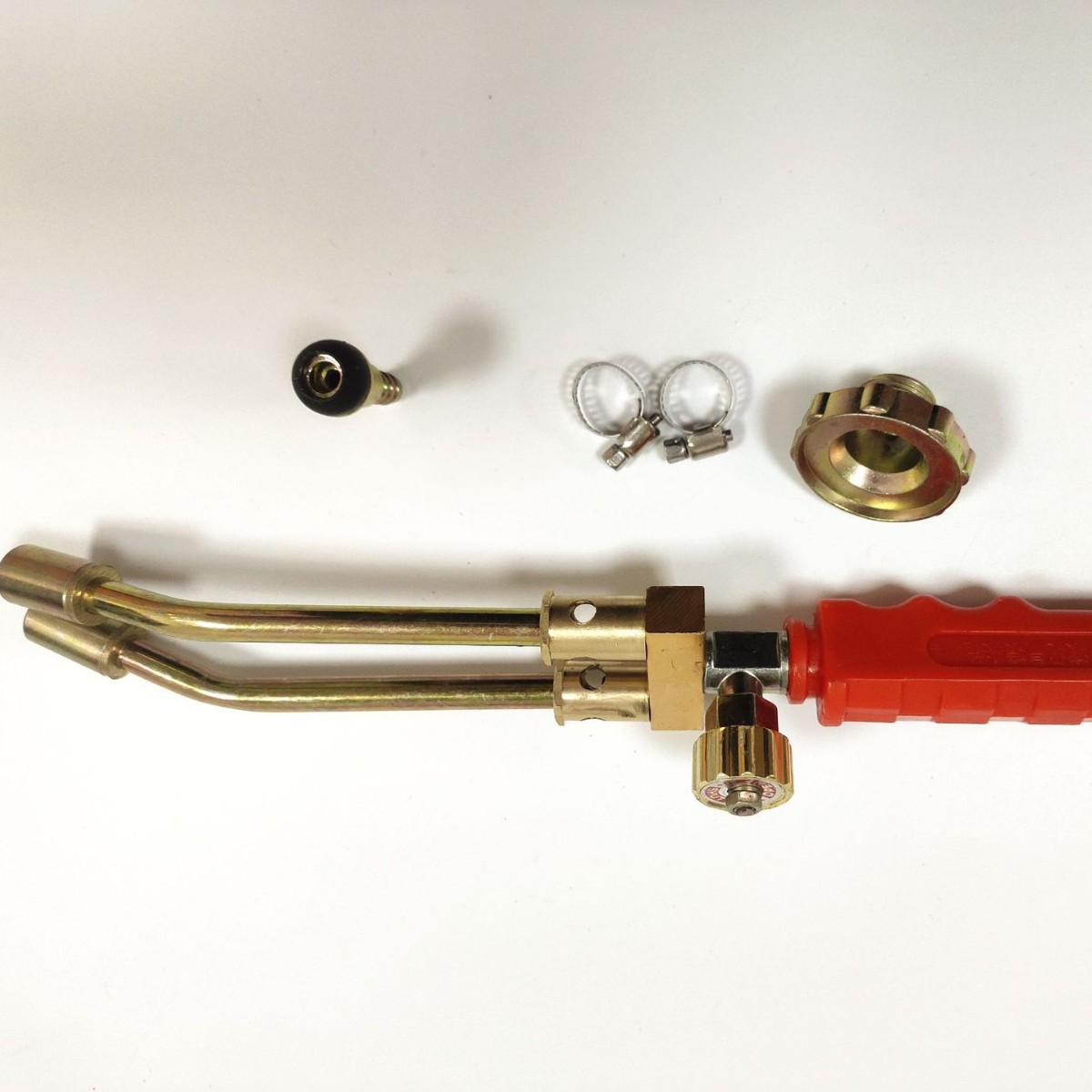 工厂批发液化气15型双管喷火枪 双头双管不锈钢液化气喷火枪