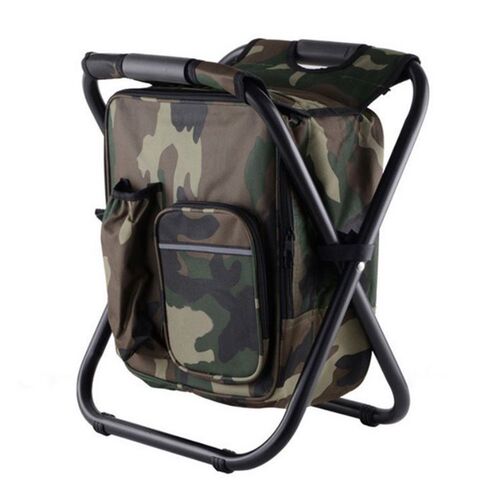 Outdoor camping folding stool, portable ice bag stool, insulated bag stool, beach lightweight bag stool, barbecue stool