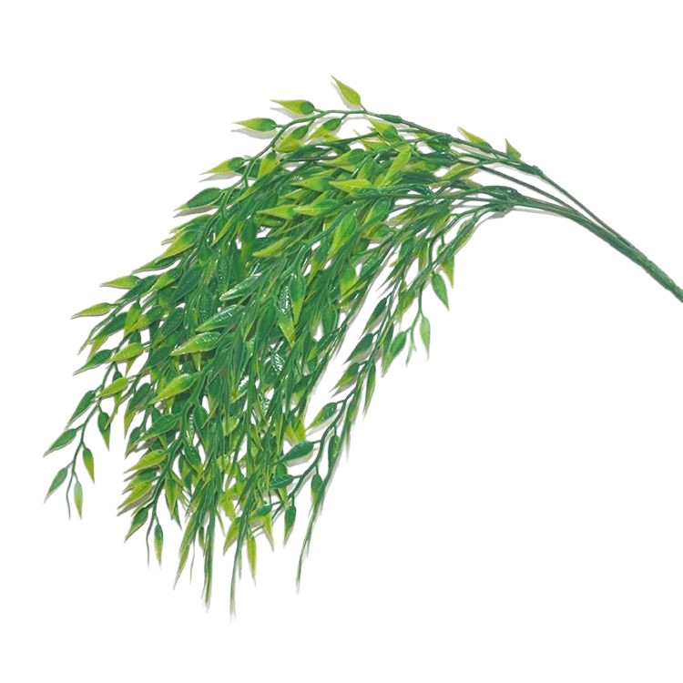 Enredadera de Hojas de Sauce Artificiales de Plástico para Decoración de Jardín