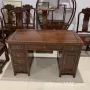 结构家用实木一体办公桌