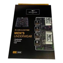 七匹狼正品5241男士百分百全棉冚头印花中腰平角裤